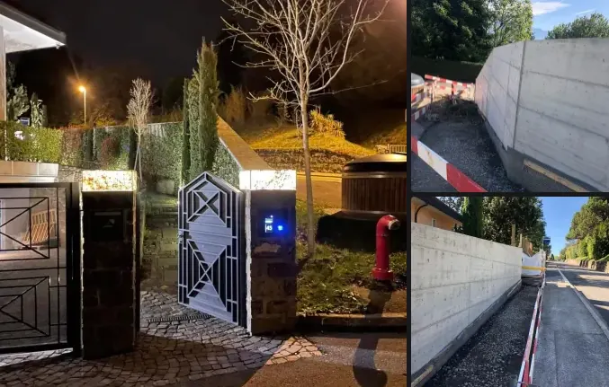 Aménagement extérieur · Murs et accès